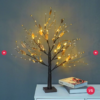 LED Amazon simulation purple tree lights Halloween Thanksgiving decoration small table lamp creative room small lights